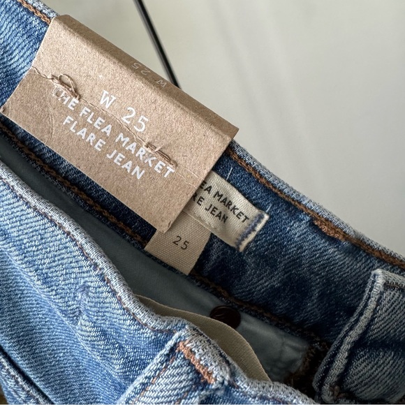 Madewell Flea Market Flare Jeans Amaretto Wash 25 - Picture 6 of 8